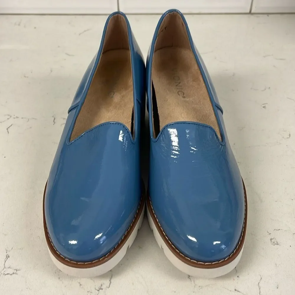Vionic Willa Wedge Pump (Women) Captains Blue 9 Water Repellant